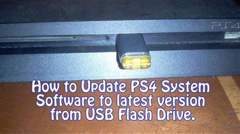 Image result for Update PS4 Firmware USB