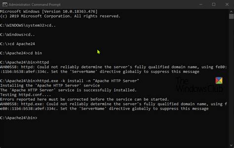 Image result for Apache Update Windows vs Command Line