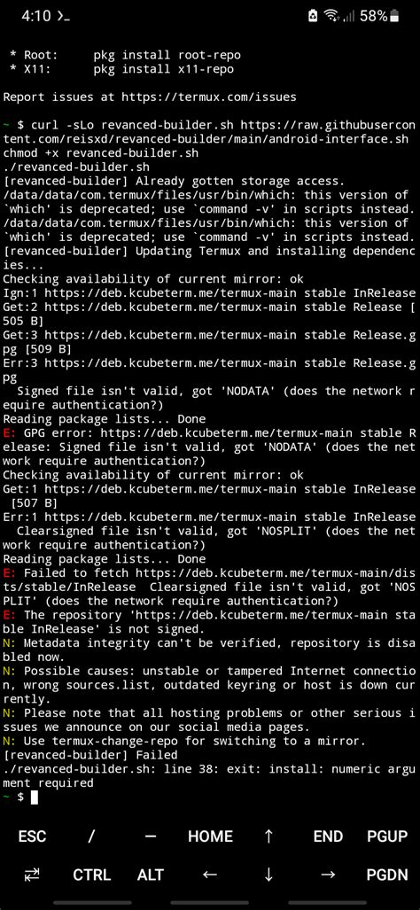 Afbeeldingsresultaten voor Revanced CLI Termux