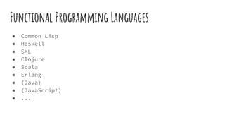 Toradh íomhá ar Functional Programming Patterns