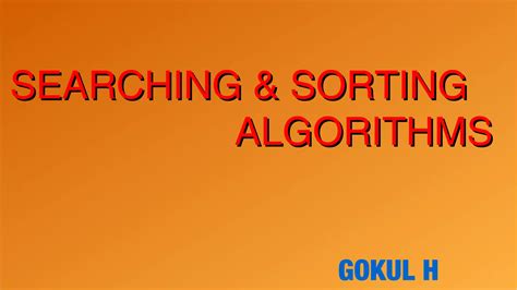 Image result for Sorting Searching Algorithms