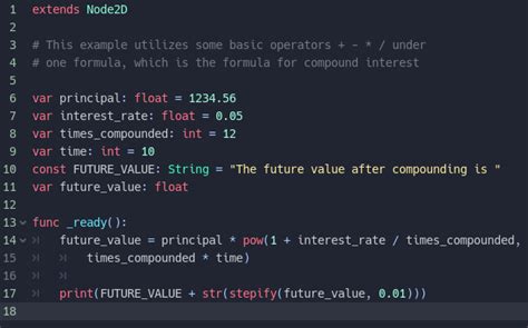 Image result for Gdscript Code Example