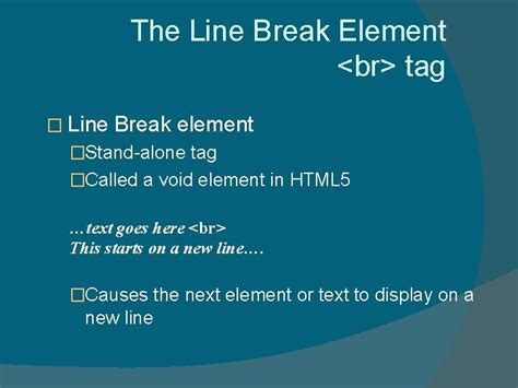 Image result for Break Element HTML
