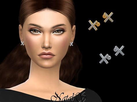 Image result for Sims 4 Stud Earrings
