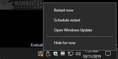 Toradh íomhá ar Windows Notification Update Available