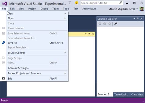 Image result for Events List Visual Studio
