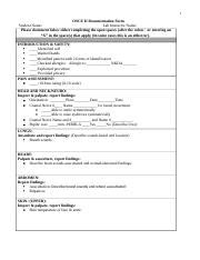Image result for Vetskill OSCE Lab Form Template