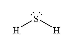 Image result for Geometry of H2S