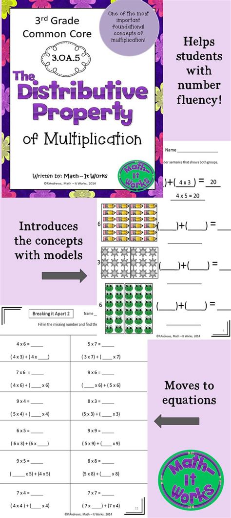 Image result for Distributive Property 3rd Grade