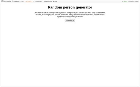 Image result for Random People Generator