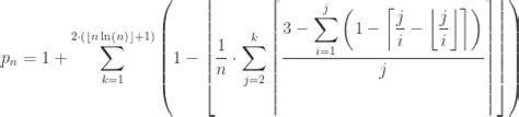 Image result for Prime Number Equation Formula