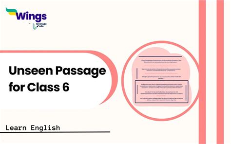 Bildergebnis für Unseen Passage Class 6