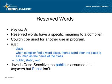 Image result for Reserved Key Words in Java