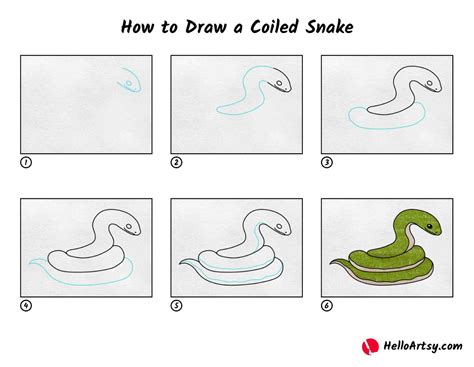 Toradh íomhá ar How to Draw a Snake