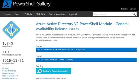 How to Import Azure AD PowerShell Module に対する画像結果