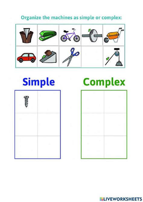Image result for Compund Machine Worksheet