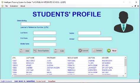 Image result for Student Profile VB.NET
