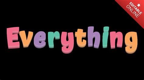 Image result for Everything Text