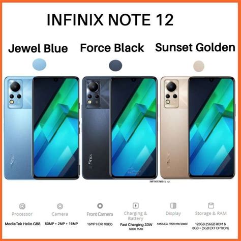 Image result for Infinix Note 12 Ram