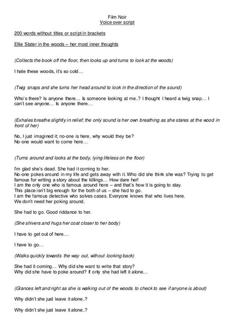 Voice Over Script Template に対する画像結果