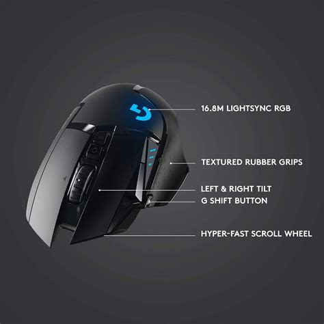 Logitech G502 Mouse Buttons Numbers に対する画像結果