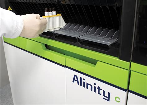 Toradh íomhá ar Abbott Alinity Test Menu