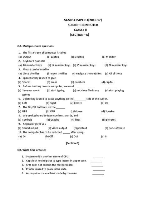Level 2 Lo Question Paper for Computer に対する画像結果
