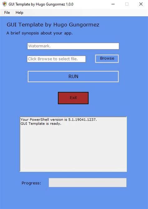 WR GUI に対する画像結果