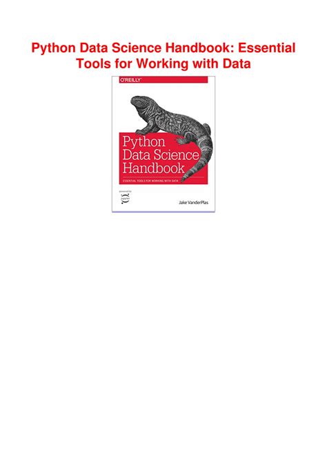 Image result for Python for Data Science PDF