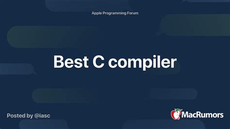 Most Popular C Compiler に対する画像結果