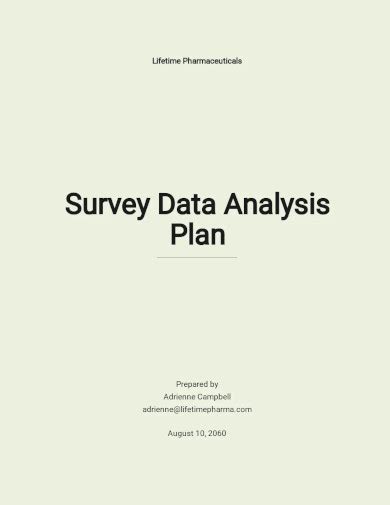 Image result for Example Data Analysis Plan