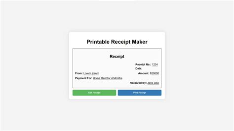 Image result for Receipt Design Using HTML/CSS