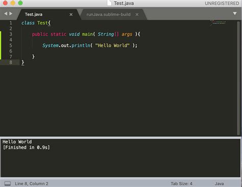 Image result for Basic Structure of Java Program with Sublime Text Editor