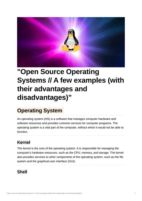 Image result for Open Source Operating Systems List