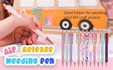 Amazon.com: TECKWRAP Air Release Weeding Tool Pin Pen Vinyl ...