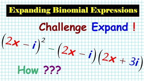 Toradh íomhá ar Binomial Expressions Examples