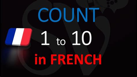 Image result for How to Count to 10 in French