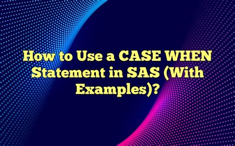 Toradh íomhá ar SAS Format Statement Example