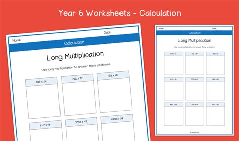 Image result for Year 6 Multiplication Worksheets