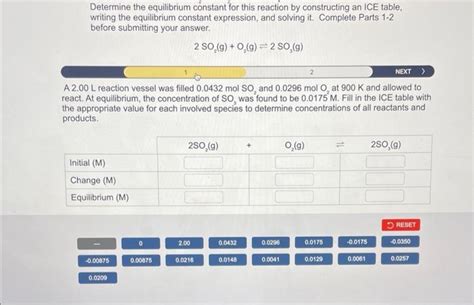 Image result for Equilibrium Constant Using Ice Table