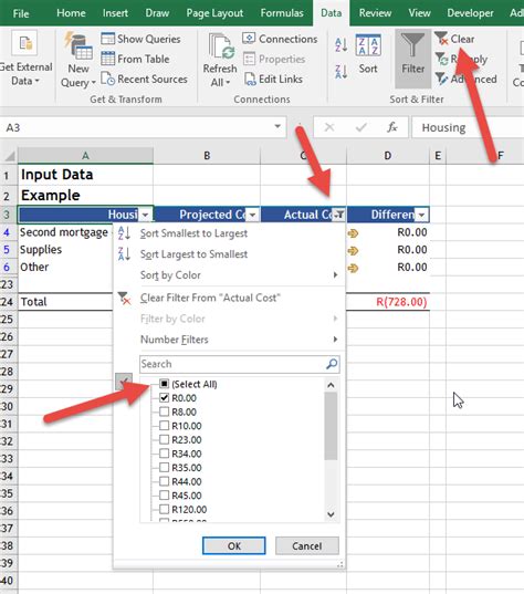 Image result for Filtering Data in Excel