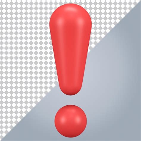 Résultat d’images pour Exclamation Mark 3DIcon