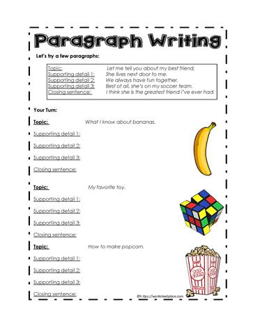 Toradh íomhá ar Paragraph Writing Graphic Organizer Color Coding