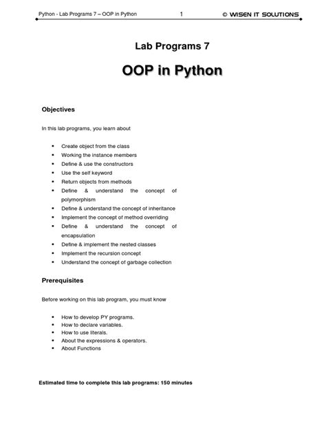 Image result for Oops Python Free PDF Book