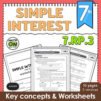 Image result for Interest Math Practice Problems