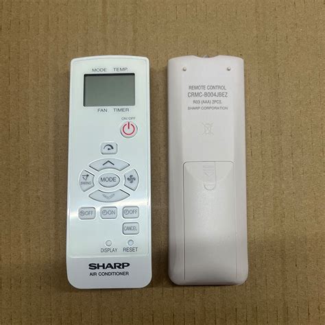 Afbeeldingsresultaten voor Sharp Air Conditioning Remote Control