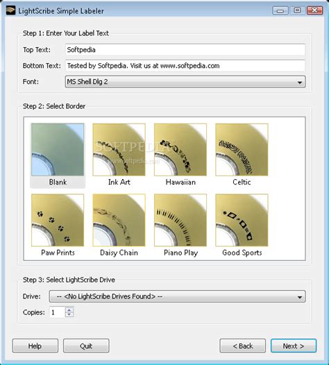 Image result for LightScribe ScreenShot