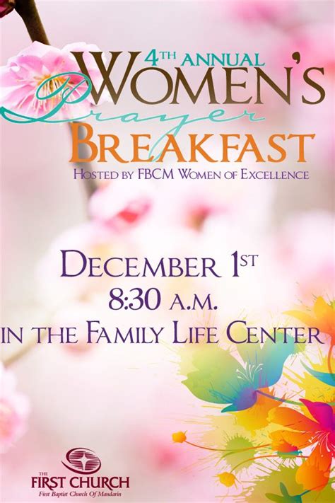 Toradh íomhá ar Prayer Breakfast Program Sample