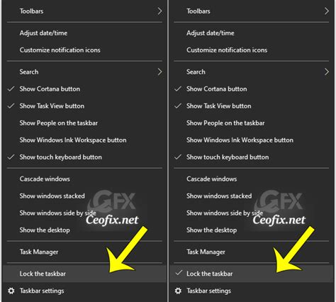 Image result for How to Find Unlock Taskbar