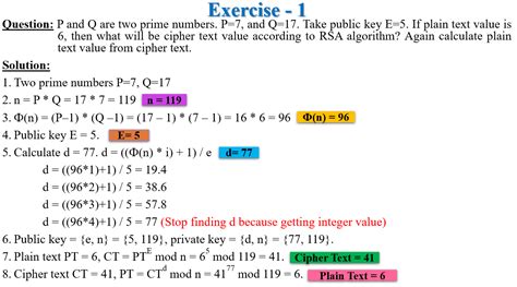 Toradh íomhá ar RSA Example Encryption